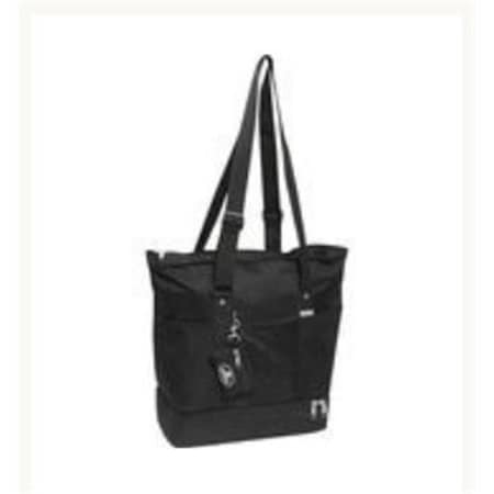 Everest Trading Everest 1002DLX-BK Deluxe Shopper Tote 1002DLX-BK